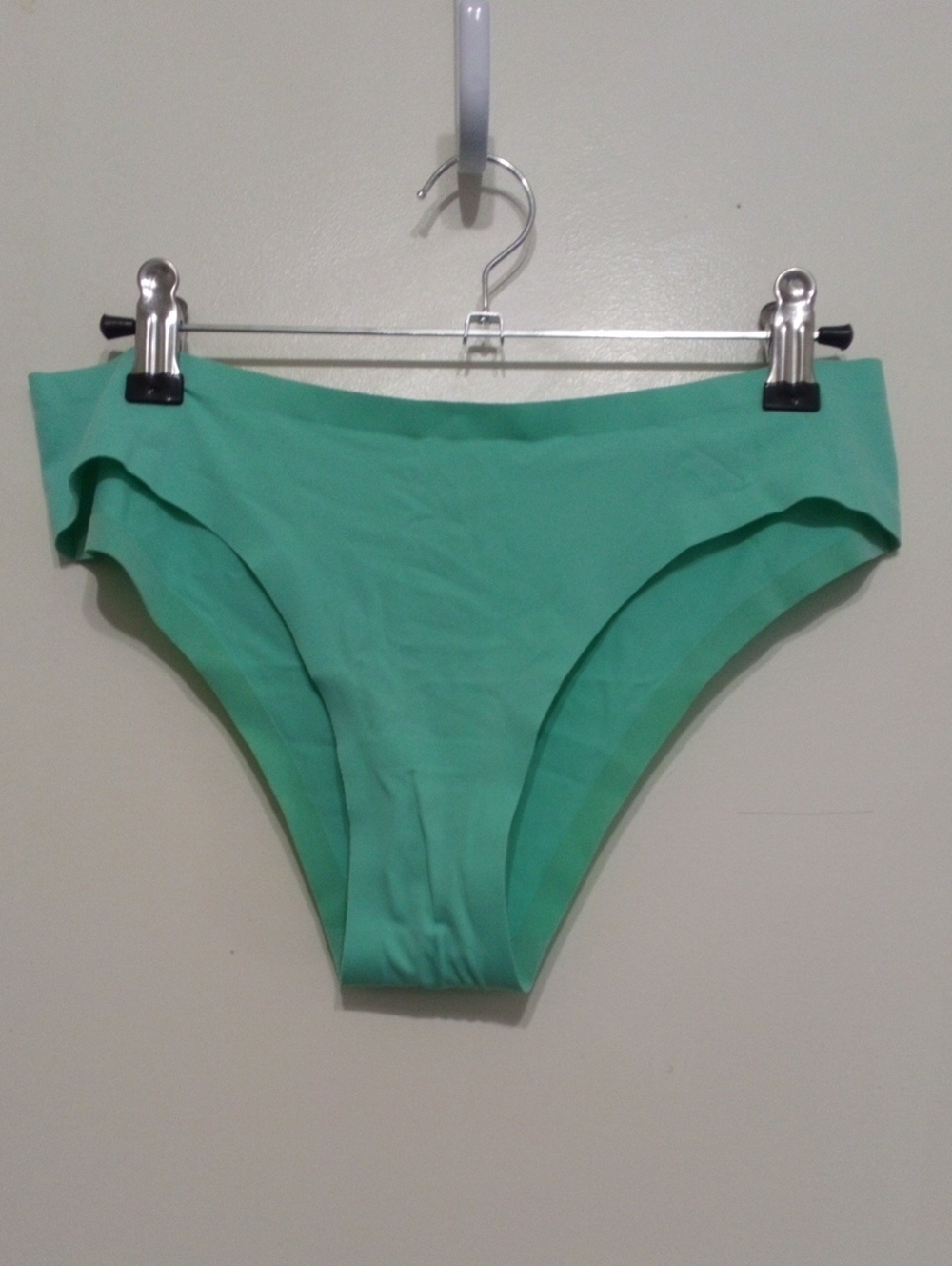 Seamless Mint Green Bikini Briefs - Women's Panty